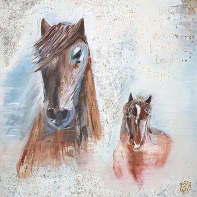 Print on Canvas "Horses - Wild & Free"
